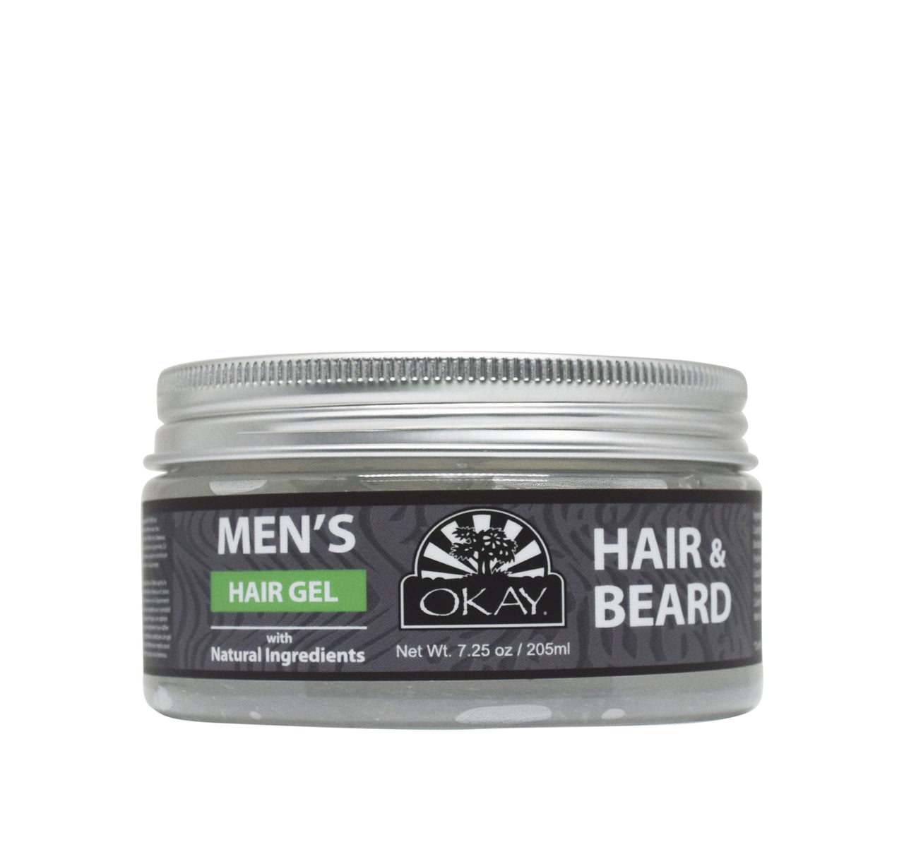 OKAY HAIR GEL HAIR & BEARD WITH NATURAL INGREDIENTS  7.25 Oz