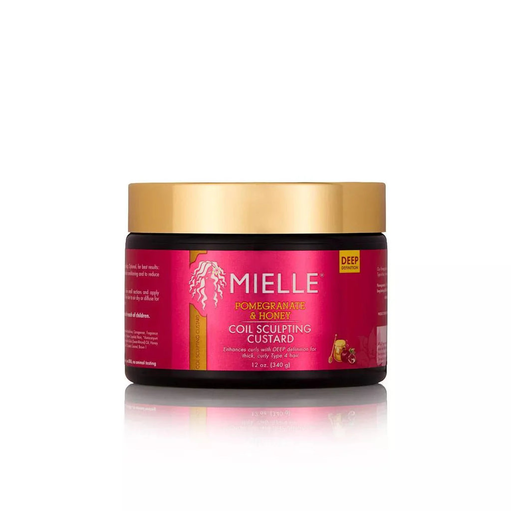 Mielle Organics Pomegranate & Honey Coil Sculpting Custard 12oz - Beautylicious Canada