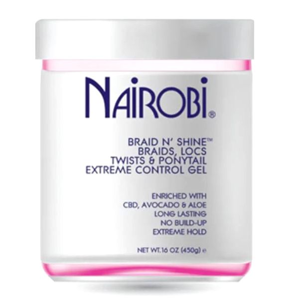 NAIROBI BRAID N` SHINE BRAIDS LOCS TWIST & PONYTAIL CONTROL GEL