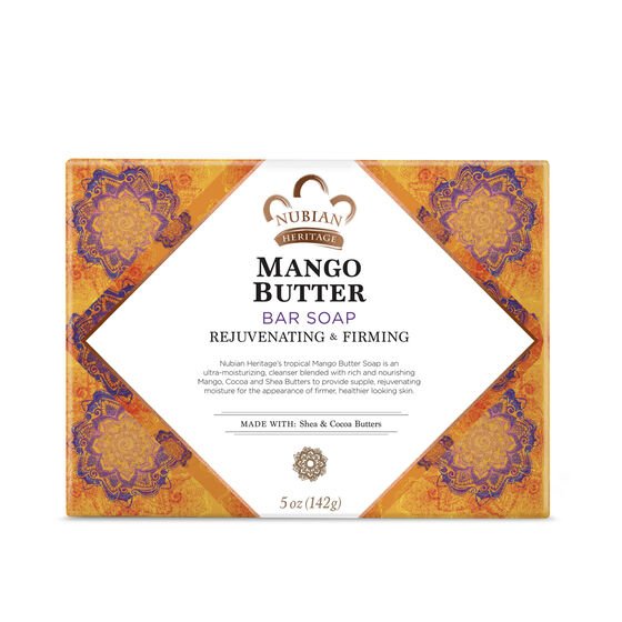 NUBIAN SOAP MANGO BUTTER BAR SOAP - Beautylicious Canada