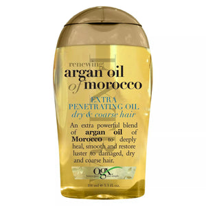 OGX Extra Strength Renewing Moroccan Argan Oil Penetrating Hair Oil Serum - 3.3 fl oz - Beautylicious Canada