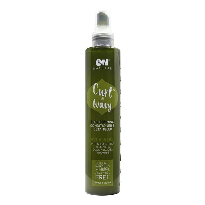 ON NATURAL Curl & Wavy Avocado Conditioner & Detangler 8OZ - Beautylicious Canada
