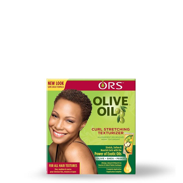 ORS Olive Oil Curl Stretching Texturizer Kit with the Power of Exotic Oils - All Textures - Beautylicious Canada