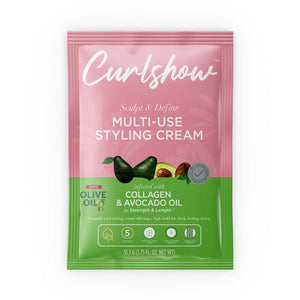 ORS Olive Oil Curlshow Multi - Use Styling Cream Infused with Collagen & Avocado Oil for Strength & Length, Travel Packet 1.75 oz - Beautylicious Canada