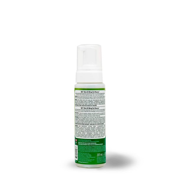 ORS Olive Oil Hold & Shine Wrap Set Mousse Infused with Coconut Oil for Restorative Shine 7OZ - Beautylicious Canada