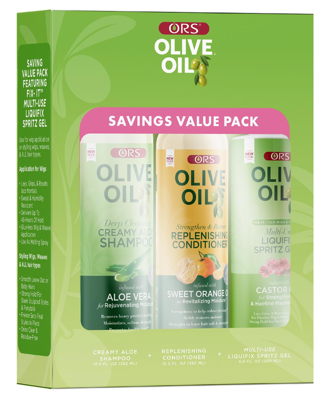 ORS OLIVE OIL VALUE [SHMP/COND/LIQUIFIX] - Beautylicious Canada