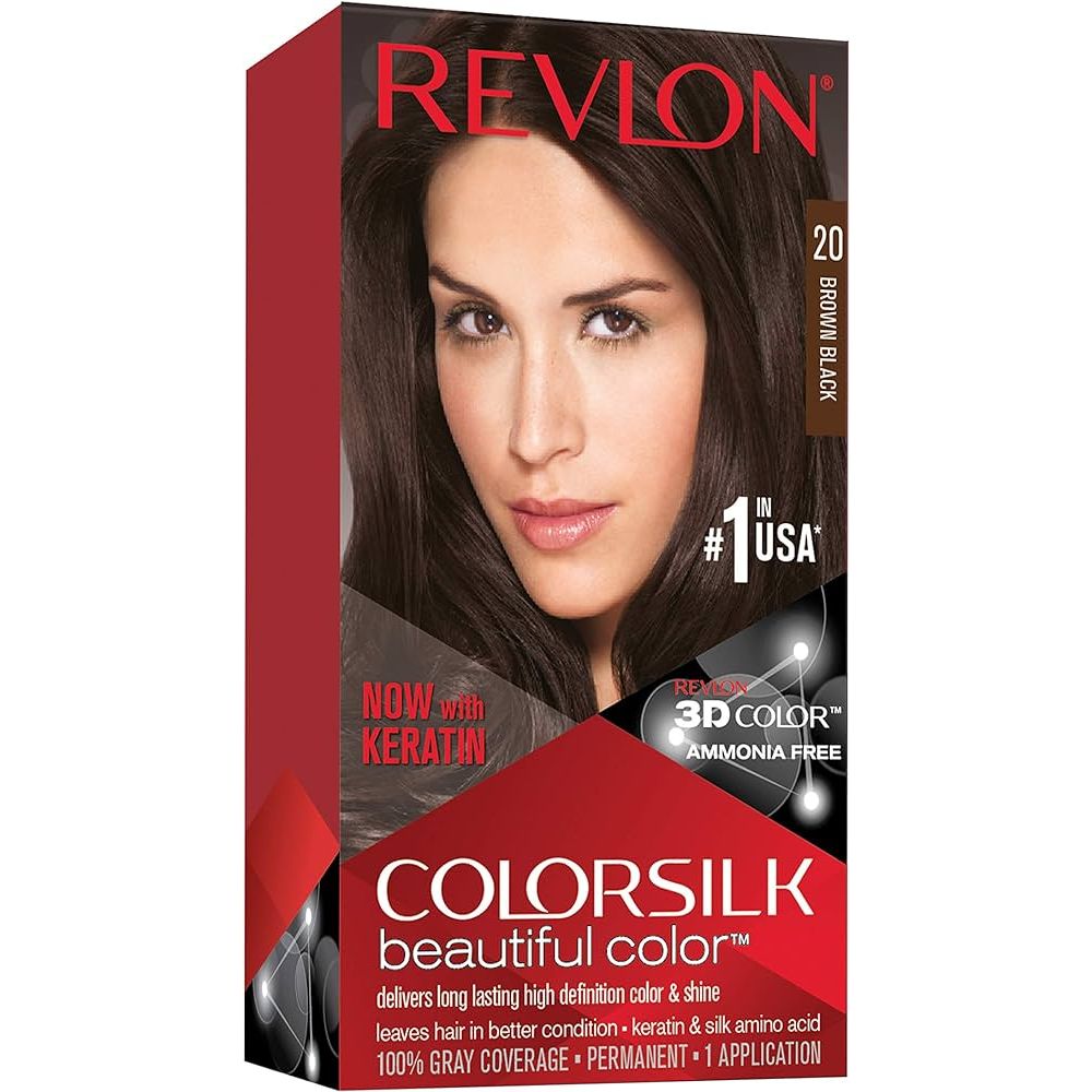 Revlon Colorsilk Beautiful Color 20 BROWN BLACK - Beautylicious Canada