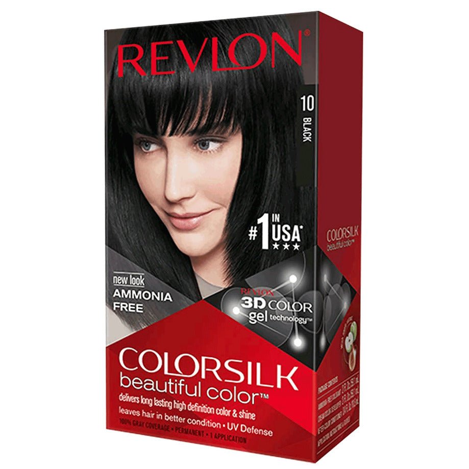 Revlon Colorsilk Beautiful Hair Color - 10 Black - Beautylicious Canada