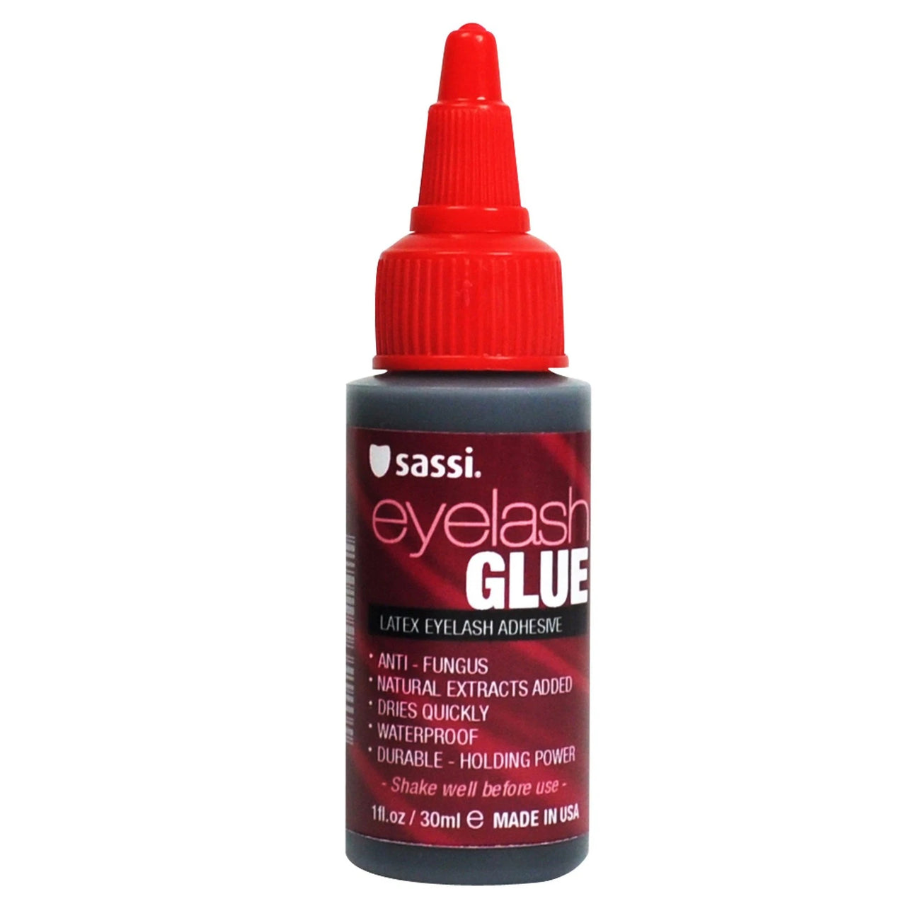 ASSI EYELASH GLUE DARK SALON EYELASH GLUE   1.0 Oz