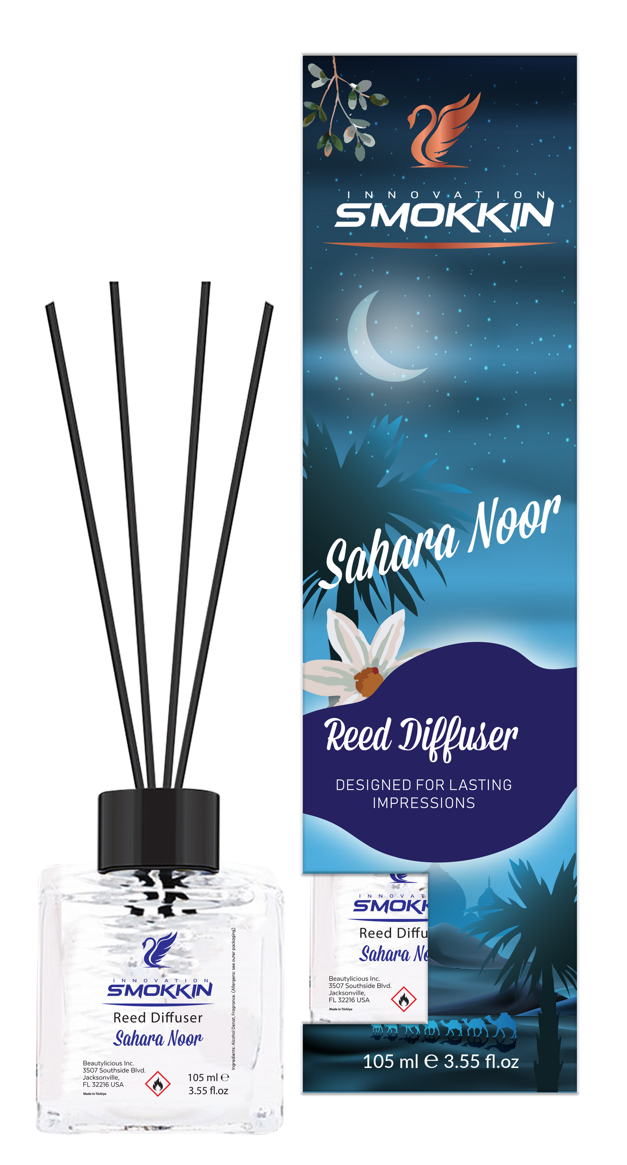 INNOVATION SAHARA NOOR REED DILLUSER DESIGNED FOR LASTING IMPRESSION  3.55 Oz