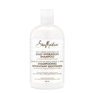 SHEAMOISTURE 100% Virgin Coconut Oil Daily Hydration Shampoo 13OZ - Beautylicious Canada