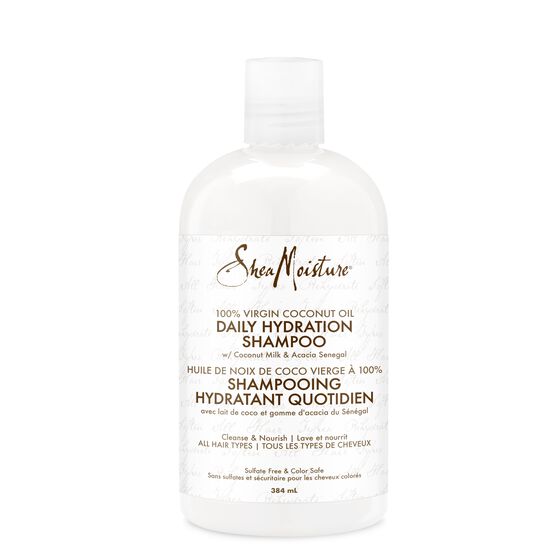 SHEAMOISTURE 100% Virgin Coconut Oil Daily Hydration Shampoo 13OZ - Beautylicious Canada
