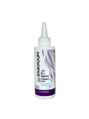 SMOKKIN SEMI - PERMANENT HAIR COLOR 186 RICH EGGPLANT 5.5OZ - Beautylicious Canada