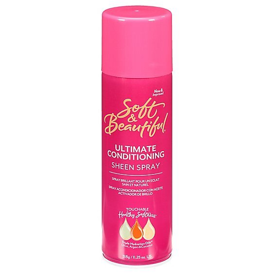 SOFT & BEAUTIFUL SHEEN SPRAY 11.25O - Beautylicious Canada