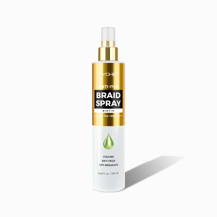 TYCHE ANTI_ITCH BRAID SPRAY BIOTIN WITH TEA TREE OIL 8.45 Oz