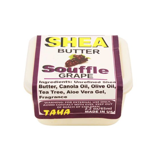TAHA 100% Natural Shea Butter Souffle Mini 3oz - Beautylicious Canada