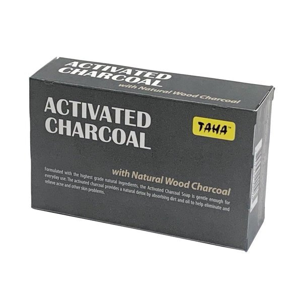 TAHA ACTIVATED CHARCOAL SOAP 3.5OZ - Beautylicious Canada
