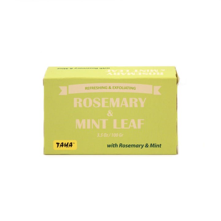 TAHA ROSEMARY MINT LEAF SOAP 3.5OZ - Beautylicious Canada