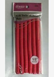 ANNIE SOFT TWIST ROLLERS  6"PIECES #1210  1.0 Oz