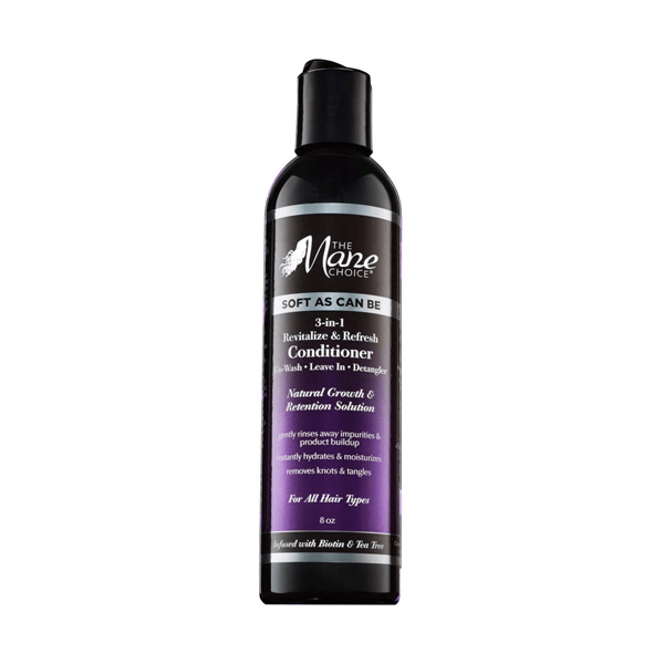 THE MANE CHOICE The Alpha Soft As Can Be Revitalize & Refresh 3-in-1 Co-Wash, Leave In, Detangler 8OZ - Beautylicious Canada