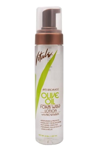VITALE Olive Oil Anti - Breakage Foam Wrap Lotion 8OZ - Beautylicious Canada