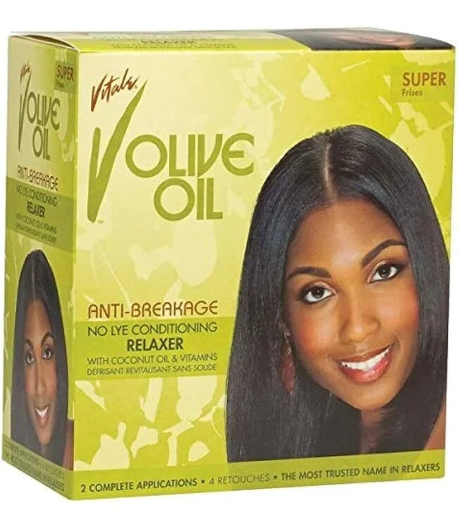 Vitale Olive Oil Anti - Breakage No - Lye Conditioning Relaxer 2 Applications – Super - Beautylicious Canada