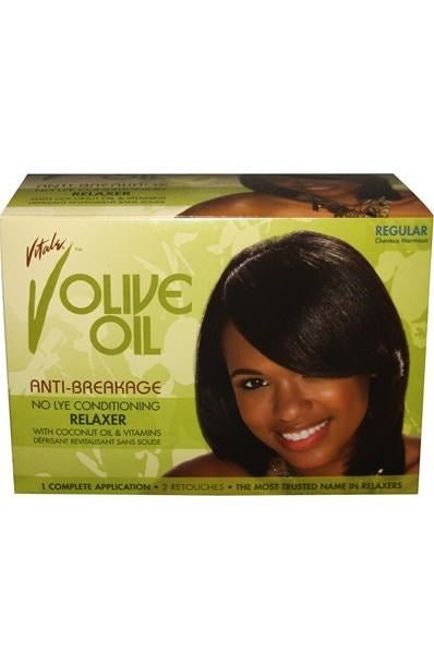 VITALE Olive Oil No Lye Relaxer Kit 1App Regular - Beautylicious Canada