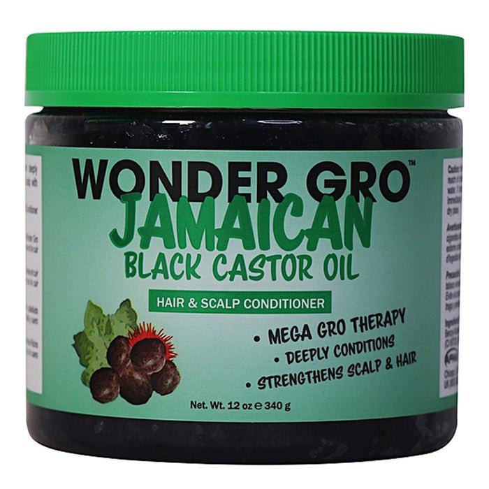 WONDER GRO HAIR & SCALP JAMACIAN BLACK CASTOR OIL 12OZ - Beautylicious Canada